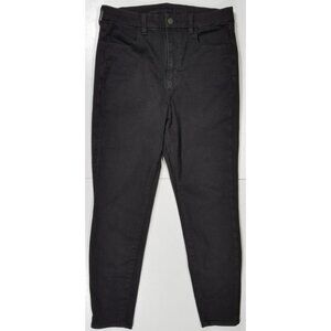 American Eagle The Dream Jean Black Stretch High Rise Jegging Women's 12 Regular